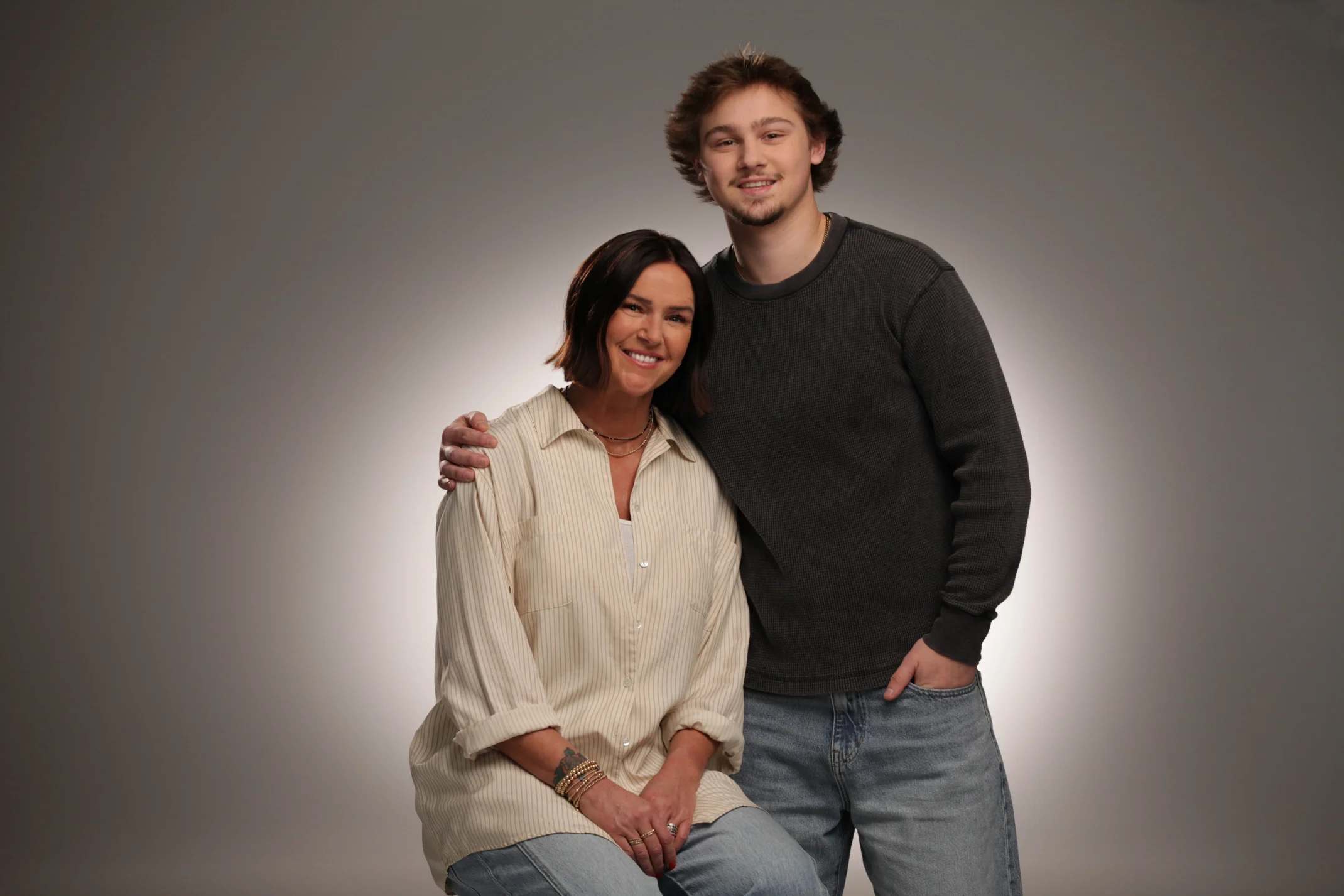 Griffin and his mom, Jill